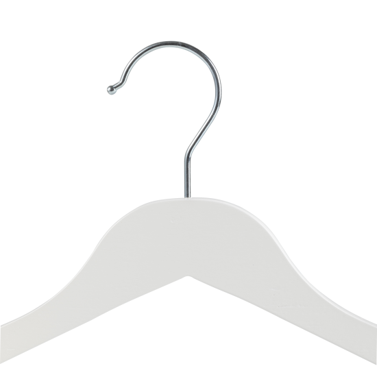 Плечики для одежды KONSENSA 43.5 см дерево цвет белый