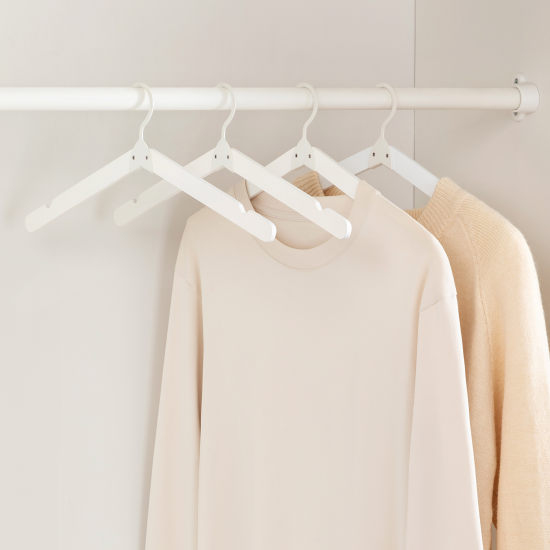 Плечики для одежды KONSENSA 23.5 см дерево цвет белый