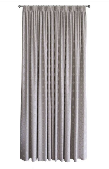 Штора на ленте Лара 200x280 см цвет бежевый