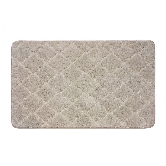 Коврик для ванной Bath Plus Лана 70x120 см цвет бежевый