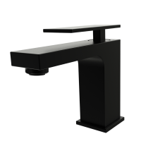 Смеситель для раковины KONSENSA Прато однорычажный цвет черный матовый