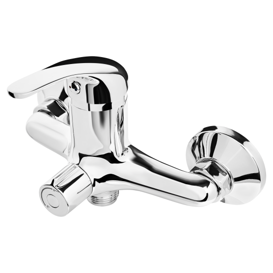 Смеситель для ванны KONSENSA Мауро однорычажный универсальный с лейкой и шлангом цвет хром