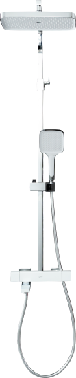Душевая система Gappo Eder с термостатом 3 режима цвет хром