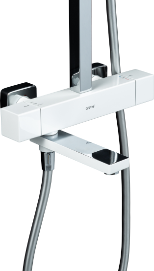 Душевая система Gappo Eder с термостатом 3 режима цвет хром