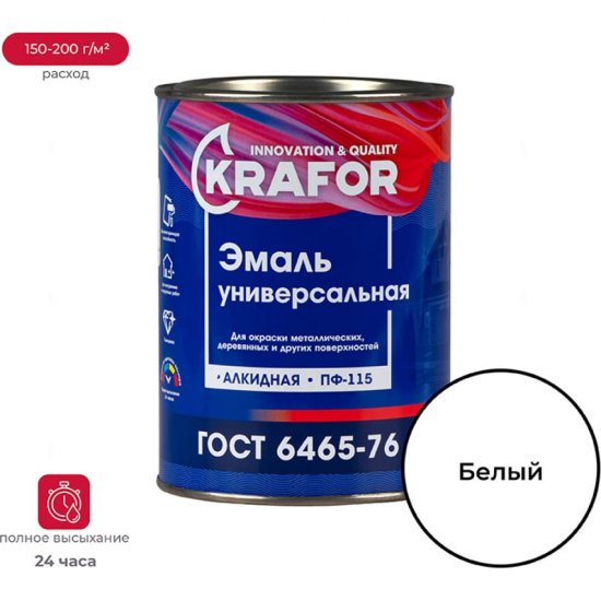 Универсальная эмаль KRAFOR ПФ-115
