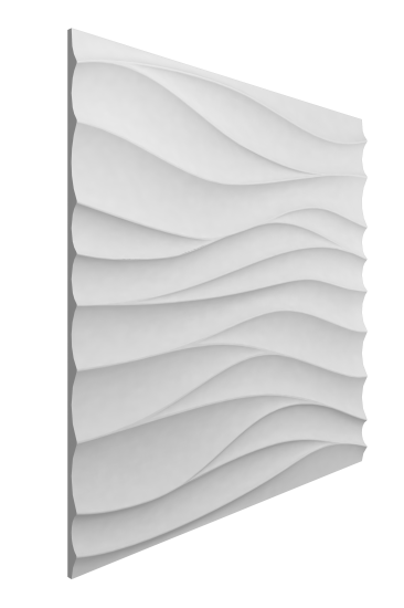 Панель 3D пластиковая Bello Deco СП 13 500x500 мм 0.25 м² белый