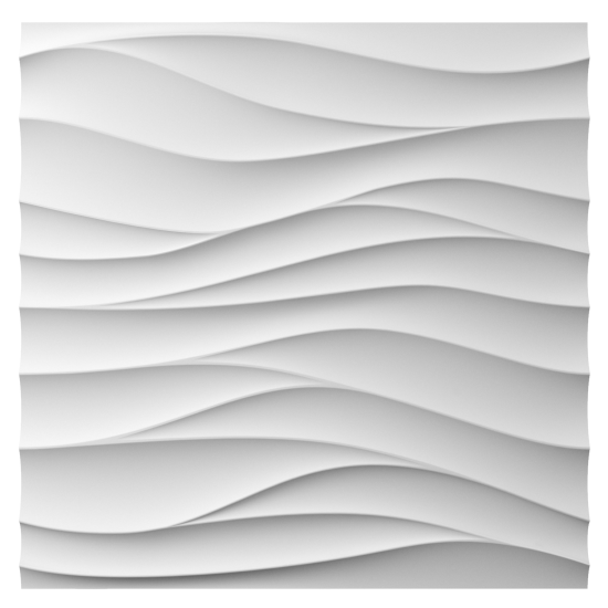 Панель 3D пластиковая Bello Deco СП 13 500x500 мм 0.25 м² белый