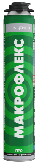 Пена-цемент монтажная Макрофлекс Про 0.85 л