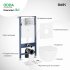 Комплект инсталляция с унитазом Iddis ODDAX01i73 безободковый с микролифтом клавиша цвет хром