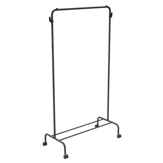 Вешалка напольная ВГ2-LM/Ч 86.5x155.5x38.5 см металл цвет черный