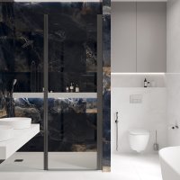 Керамогранит Laparet Interstellar Black черный 1600х800х9 мм (2 шт.=2,56 кв.м)