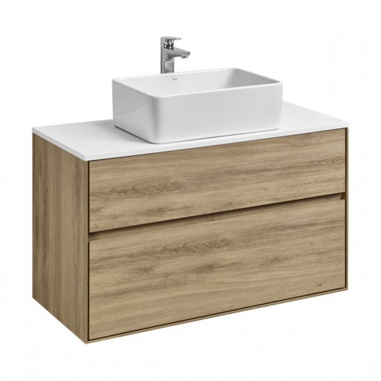 Столешница под раковину 100х46,5х1,6 см белая Aquaton Либерти (1A281103LY010)