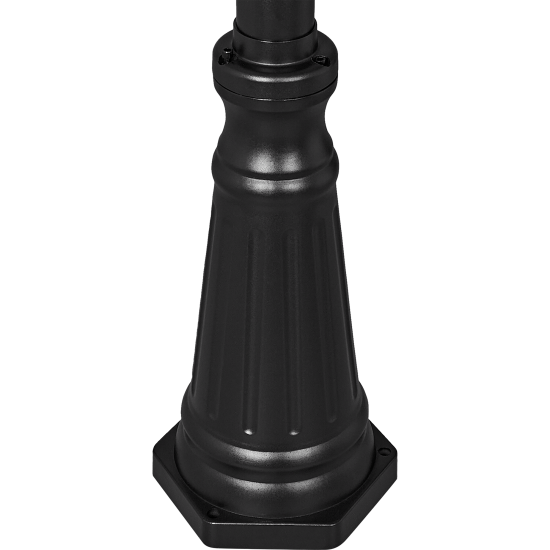 Светильник уличный напольный KREAFORTA Whillans 2 лампы 200 см цвет черный