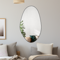 Зеркало декоративное KREAFORTA Dali Black фигурное 50x85 см металл цвет черный