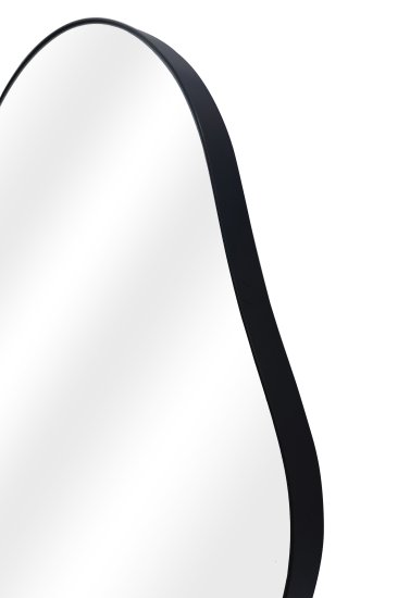 Зеркало декоративное KREAFORTA Dali Black фигурное 50x85 см металл цвет черный