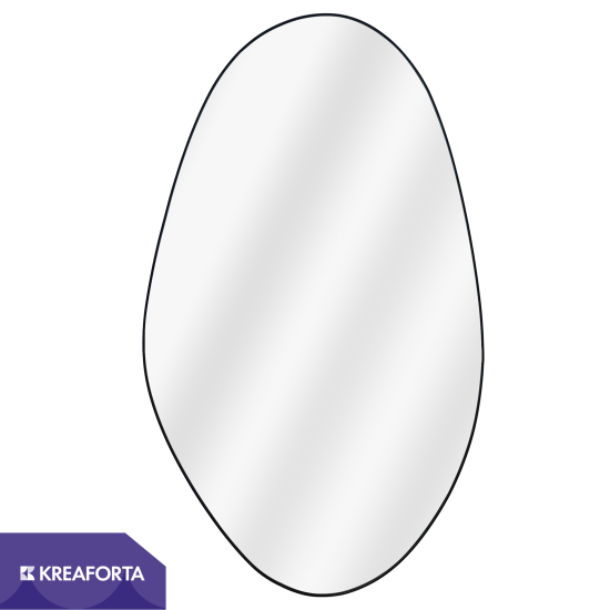 Зеркало декоративное KREAFORTA Dali Black фигурное 50x85 см без рамы