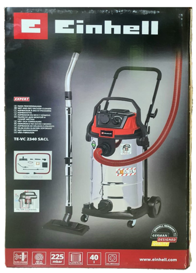 Пылесос строительный Einhell TE-VC 2340 SACL, 1500 Вт, 40 л