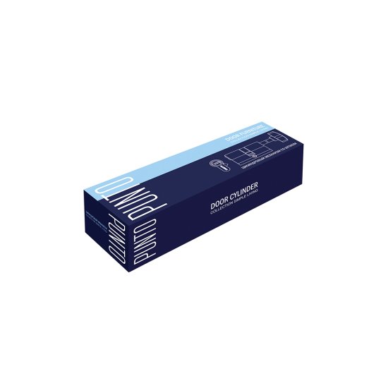 Цилиндр Punto Z4007 80 50х30 мм ключ/шток хром