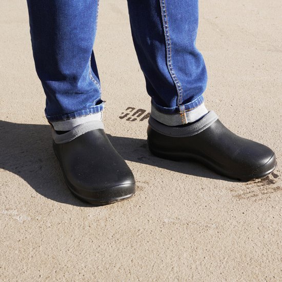 Галоши мужские EVA размер 44 черные Janett (ГЛМ-407)