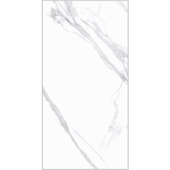 Керамогранит Staro Silk Statuario Calipso белый матовый 1200x600x9 мм (2 шт.=1,44 кв.м)