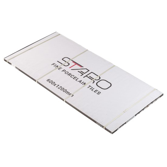 Керамогранит Staro Mystical Charm Bianco Relief Matt серый матовый 1200х600х9 мм (2 шт.=1,44 кв.м)