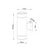 Светильник садово-парковый настенный Arte Lamp Piautos черный GX53 30 Вт IP54 (A1913AL-2BK)