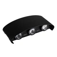 Светильник светодиодный садово-парковый настенный Arte Lamp Bosto черный 4200К 6 Вт IP65 (A3122AL-6BK)