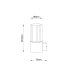 Светильник садово-парковый настенный Arte Lamp Seginus черный E27 40 Вт IP54 (A6515AL-1BK)
