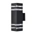 Светильник садово-парковый настенный Arte Lamp Heather черный E27 40 Вт IP54 (A4413AL-2BK)