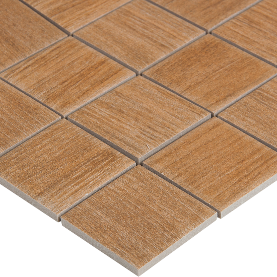 Мозаика керамическая KREAFORTA бежевый дерево 303x303x6 мм