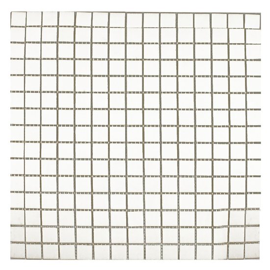 Мозаика стеклянная KREAFORTA белая 327x327x4 мм