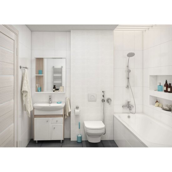 Мозаика стеклянная KREAFORTA белая 327x327x4 мм