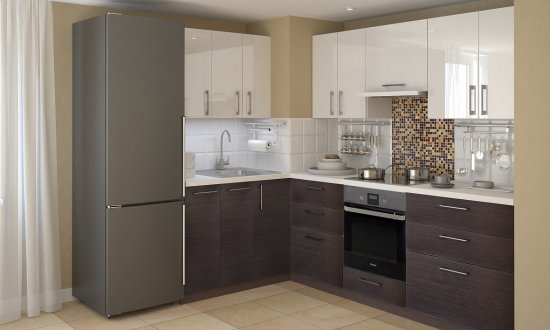 Мозаика стеклянная KREAFORTA коричневая 327x327x4 мм