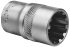 Торцевая головка Vertextools 0029-12-19 1/2 дюйма 19 мм