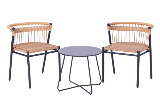Набор садовой мебели для отдыха Балконный искусственный ротанг натуральный