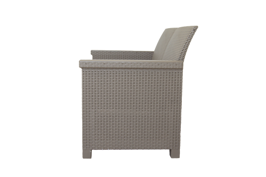 Набор садовой мебели BEGINIA Basegi пластик капучино стол 1 шт, диван 1 шт, кресло 2 шт