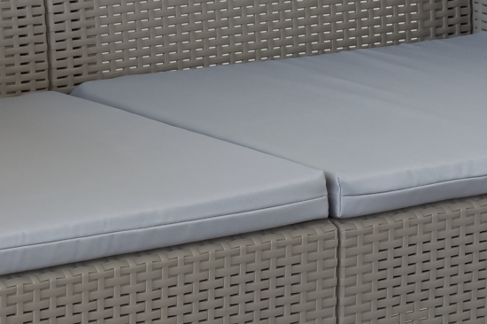 Набор садовой мебели BEGINIA Basegi пластик капучино стол 1 шт, диван 1 шт, кресло 2 шт