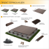 Опора для террасной доски T-Decks Expert 38-53 мм цвет черный