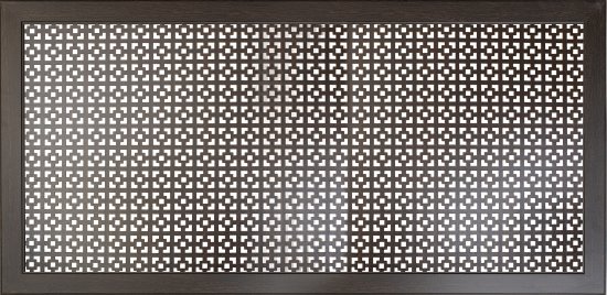 Экран радиатора для радиатора Дамаско 60x120 см МДФ цвет венге