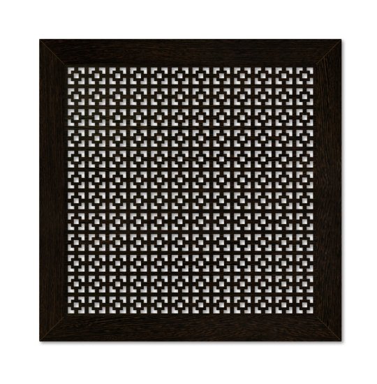 Экран для радиатора Дамаско 60x60 см МДФ цвет венге