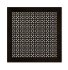 Экран для радиатора Дамаско 60x60 см МДФ цвет венге