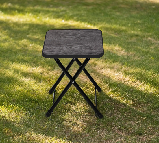 Табурет садовый складной Nika 40*30*30 см металл черный