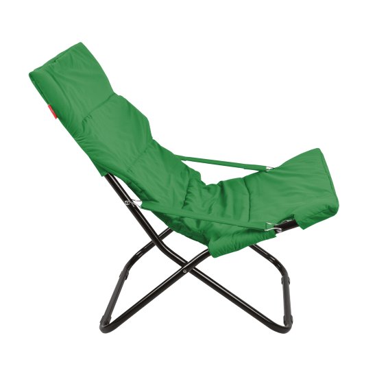 Кресло-шезлонг Ника 113x64x12 см дерево/полиэстер травяной