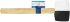 Киянка резиновая черно-белая Vertextools 10-53-450 450 г