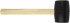 Киянка резиновая черная Vertextools 10-51-450 450 г