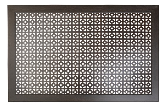 Экран для радиатора Дамаско 60x90 см МДФ цвет венге