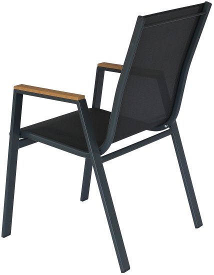 Стул садовый Garden Story Almi Dinner GS063 56x63x90 см сталь серый