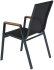 Стул садовый Garden Story Almi Dinner GS063 56x63x90 см сталь серый