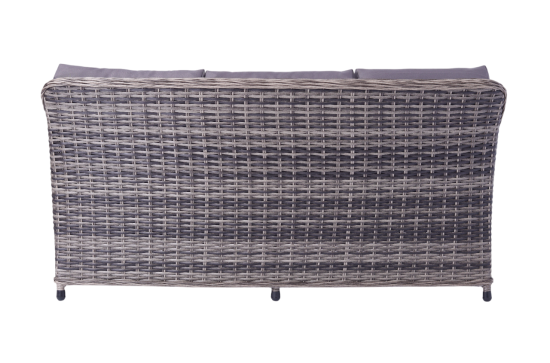 Набор садовой мебели для обеда Stavr искусственный ротанг серый