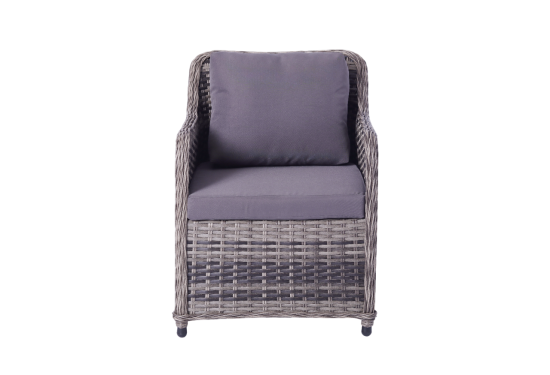 Набор садовой мебели для обеда Stavr искусственный ротанг серый